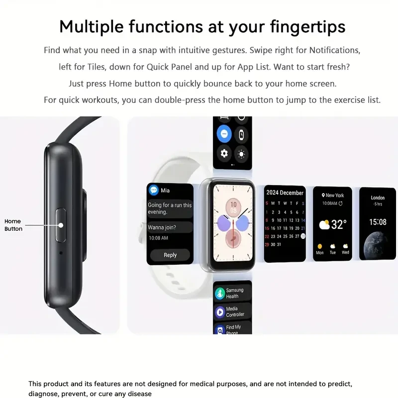 SAMSUNG Galaxy Fit 3 Smartwatch – AMOLED Display, Fitness Tracker with 14-Day Battery Life