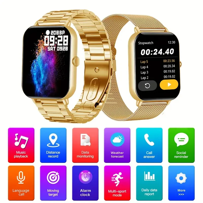 COIUSOR G90 Smartwatch – 4.6cm HD Display, Wireless Calling & 100+ Sports Modes