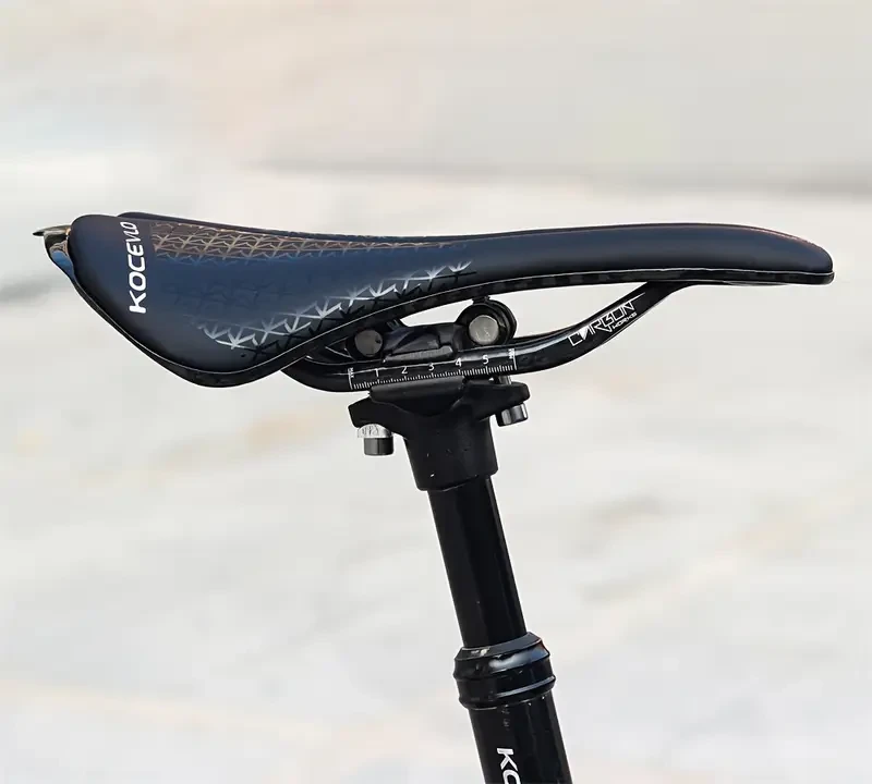 KOCEVLO Ultra-Light Carbon Fiber Bicycle Saddle – Ergonomic Seat for Road & Mountain Bikes