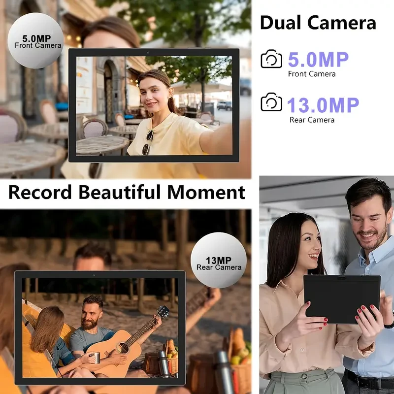 CRELANDER W30 Pro 2-in-1 Android 15 Tablet PC – 12GB RAM, 128GB Storage & 10.1-Inch Display