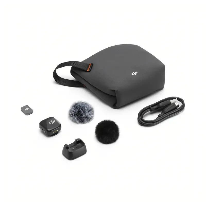 DJI Mic Wireless Clip-On Microphone (Infinity Black) — Global Edition