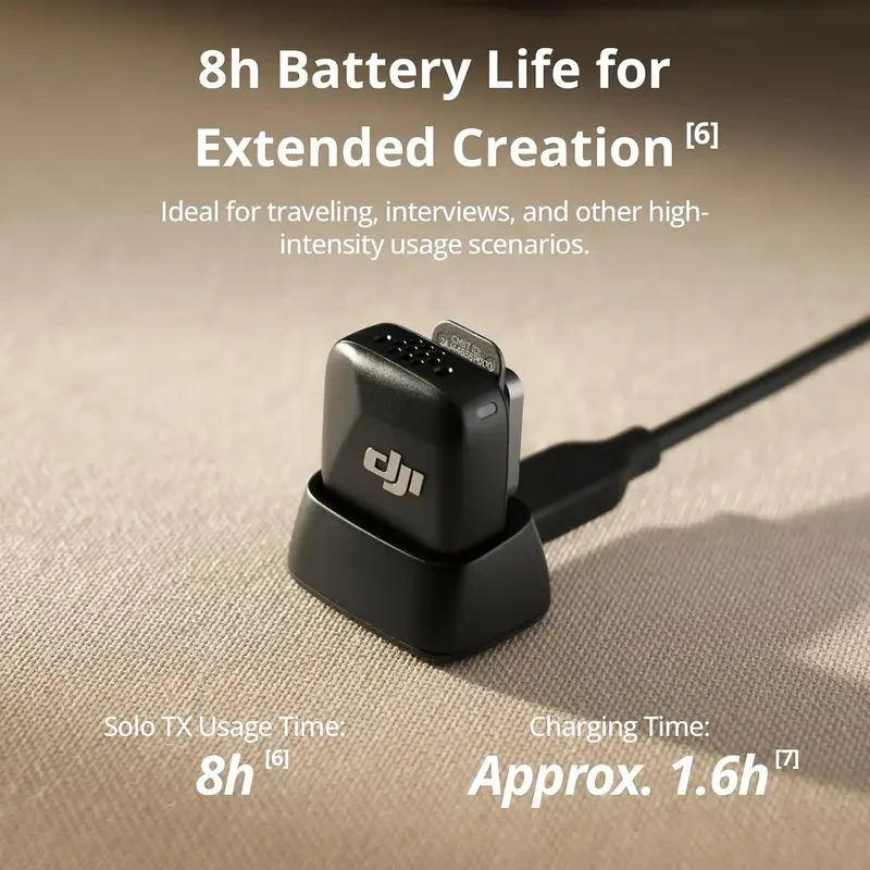 DJI Mic Wireless Clip-On Microphone (Infinity Black) — Global Edition