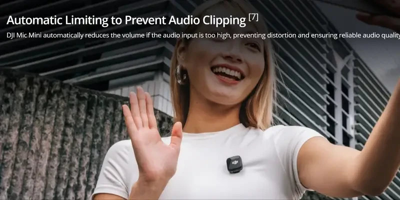 DJI Mic Wireless Clip-On Microphone (Infinity Black) — Global Edition