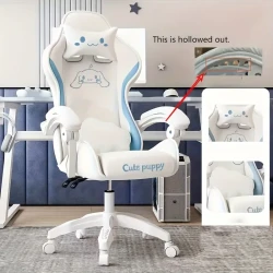 Sanrio Girls Pastel Gaming Chair with Bunny Ear Armrests
