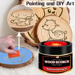 FLYSEA Scorch Burning Gel 4oz (120ml) — Precision Wood-Burning Effects Without a Soldering Iron