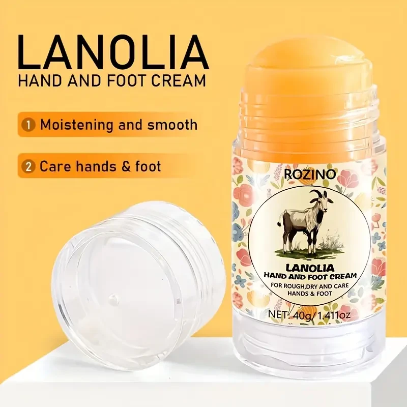 ROZINO Lanolin Foot Cream Sticks (3-Pack) — Dry, Cracked Skin Rescue