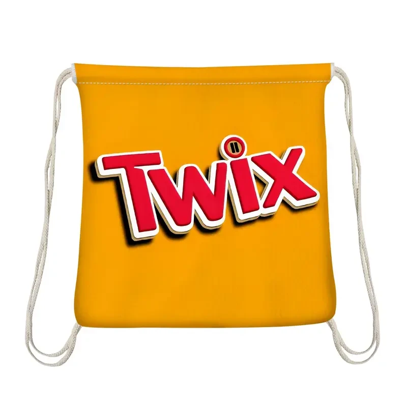 Twix Chocolate Logo Quick-Dry Travel Towel — Microfibre with Drawstring Storage Bag