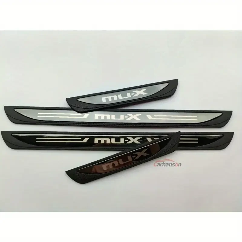 Carhanson MUX Door Sill Scuff Plate Covers — For Isuzu MU-X (2023)