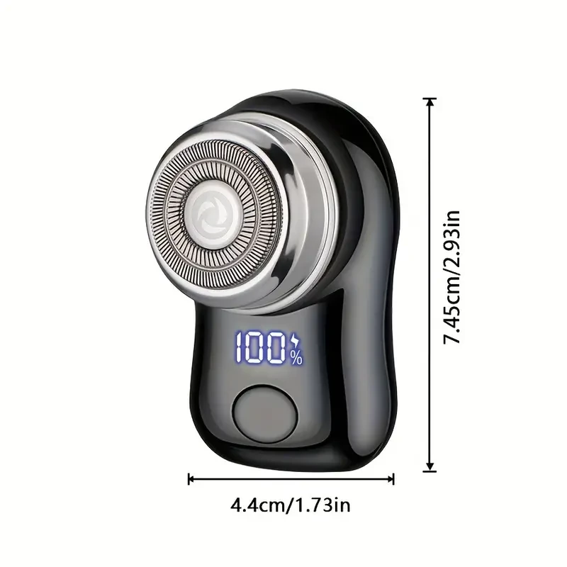 MIGUAN Men’s Electric Shaver — USB-Rechargeable, LED Display, Compact Travel Design