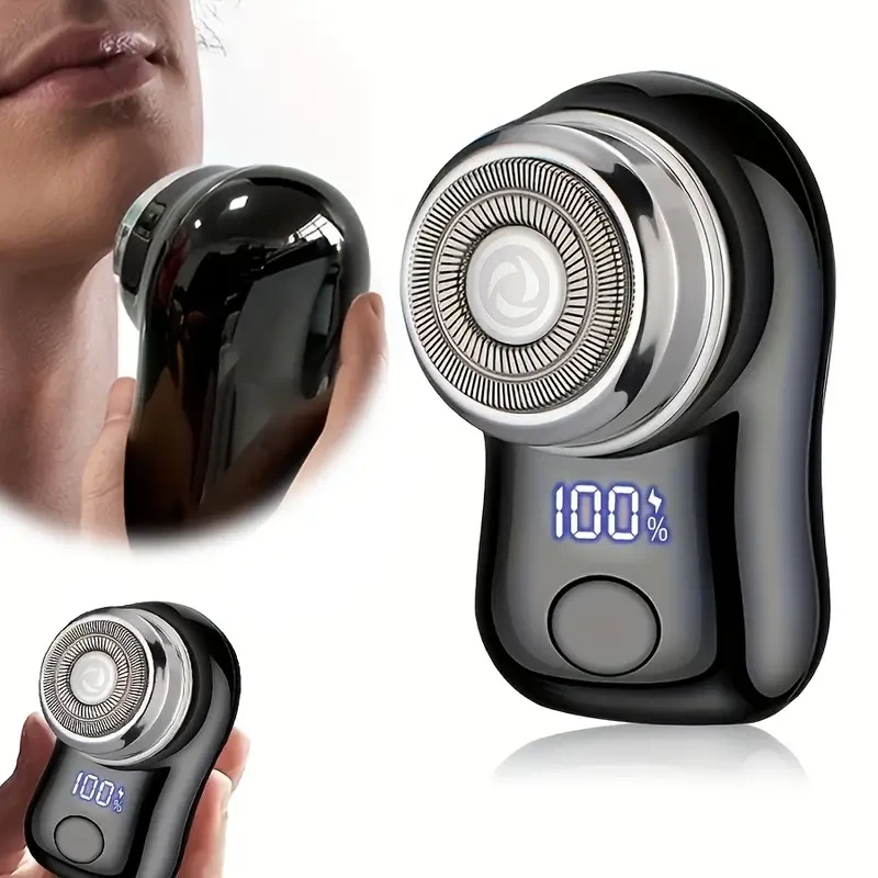MIGUAN Men’s Electric Shaver — USB-Rechargeable, LED Display, Compact Travel Design