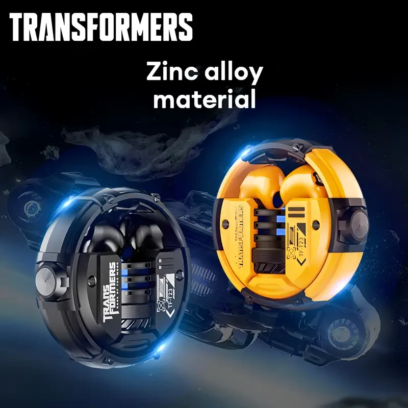 TRANSFORMERS 2024 Wireless Earbud Headphones — Type-C USB Charging, Dual HD Stereo, Long-Lasting Playtime