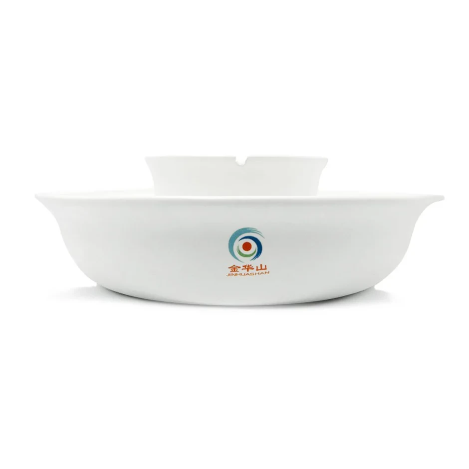 Clay Hot Pot with Centrepiece White 16"