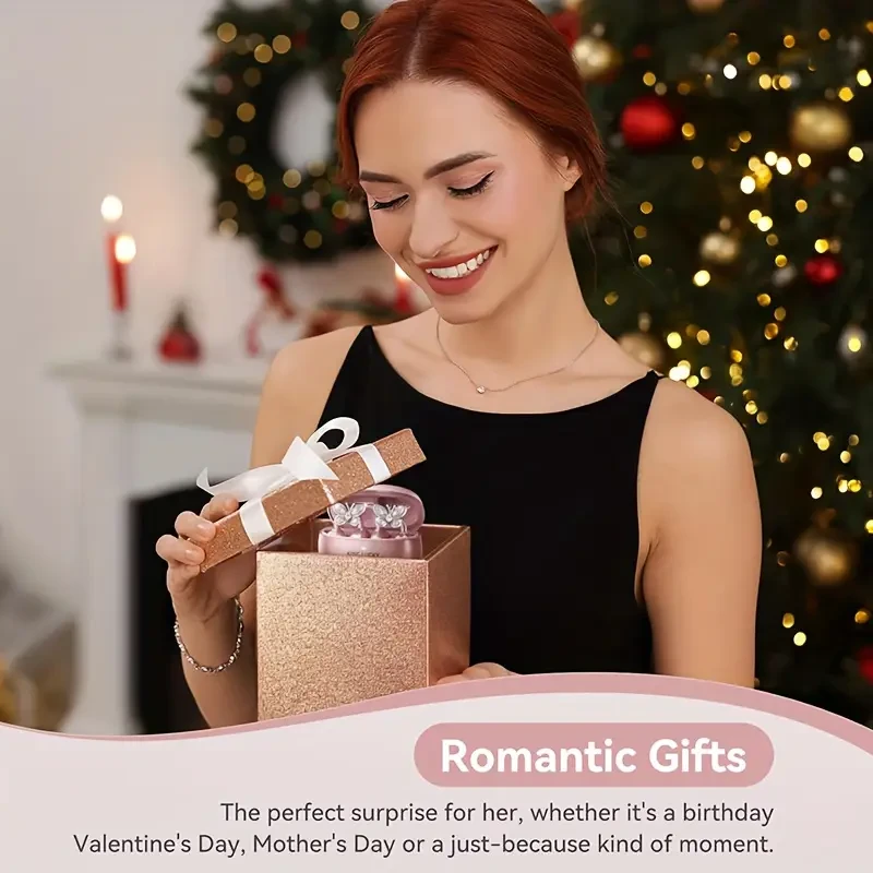 Kinglucky YI121 Wireless Clip-On Headphones — Detachable Gemstone Earrings, Hi-Res EQ Sound, Noise Cancellation, Type-C Charging Elegant tech meets clear wireless audio