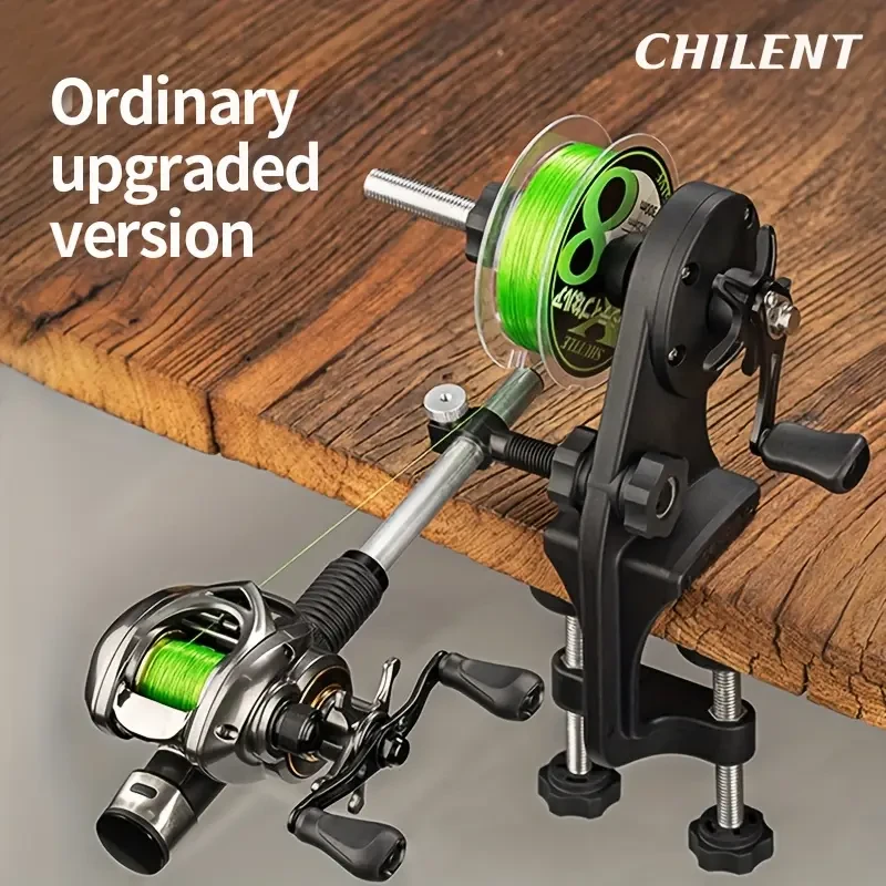 LINNHUE Lightweight Fishing Line Winder Spooler — Anti-Rust Quick-Line Changer for Spinning & Baitcasting Reels