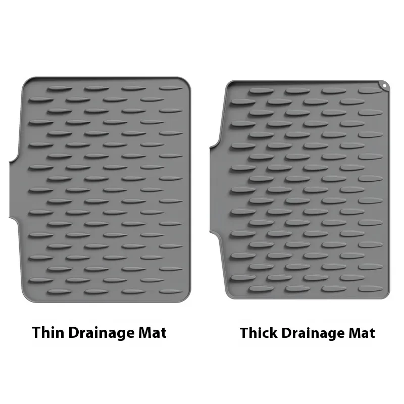 Sloped Silicone Draining Mat – Heat-Proof & Non-Slip