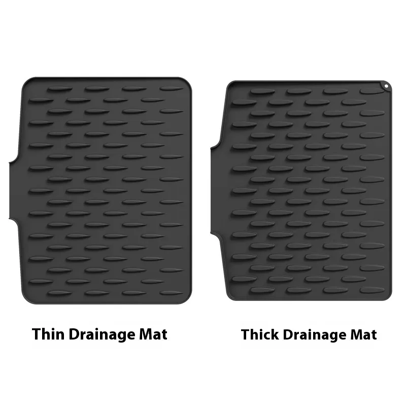 Sloped Silicone Draining Mat – Heat-Proof & Non-Slip