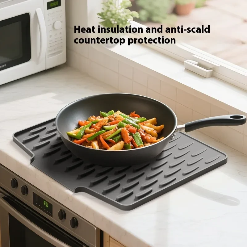Sloped Silicone Draining Mat – Heat-Proof & Non-Slip