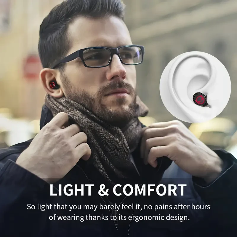 CyberDyer Lightweight Wireless Earbuds — Smart Noise Cancellation, Magnetic Charging, Gift-Ready