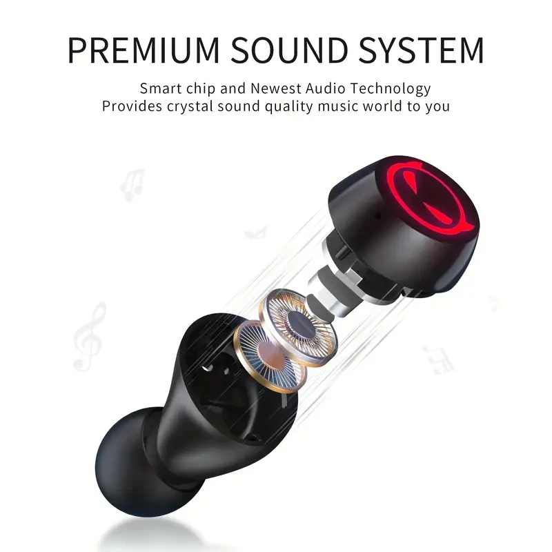 CyberDyer Lightweight Wireless Earbuds — Smart Noise Cancellation, Magnetic Charging, Gift-Ready