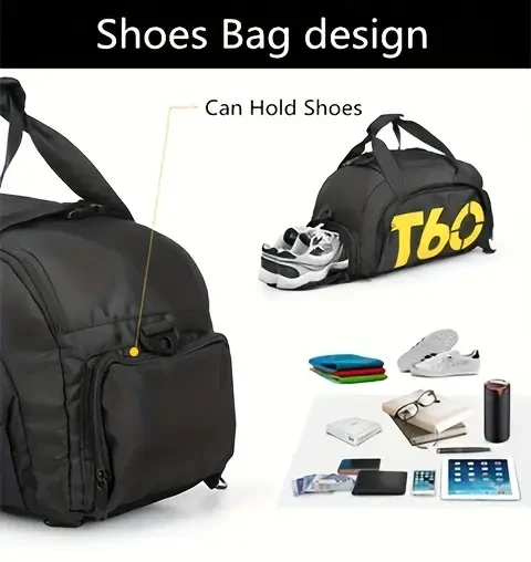 T 6 Ultralight Sports & Travel Gym Bag — Portable, Durable, All-Day Carry