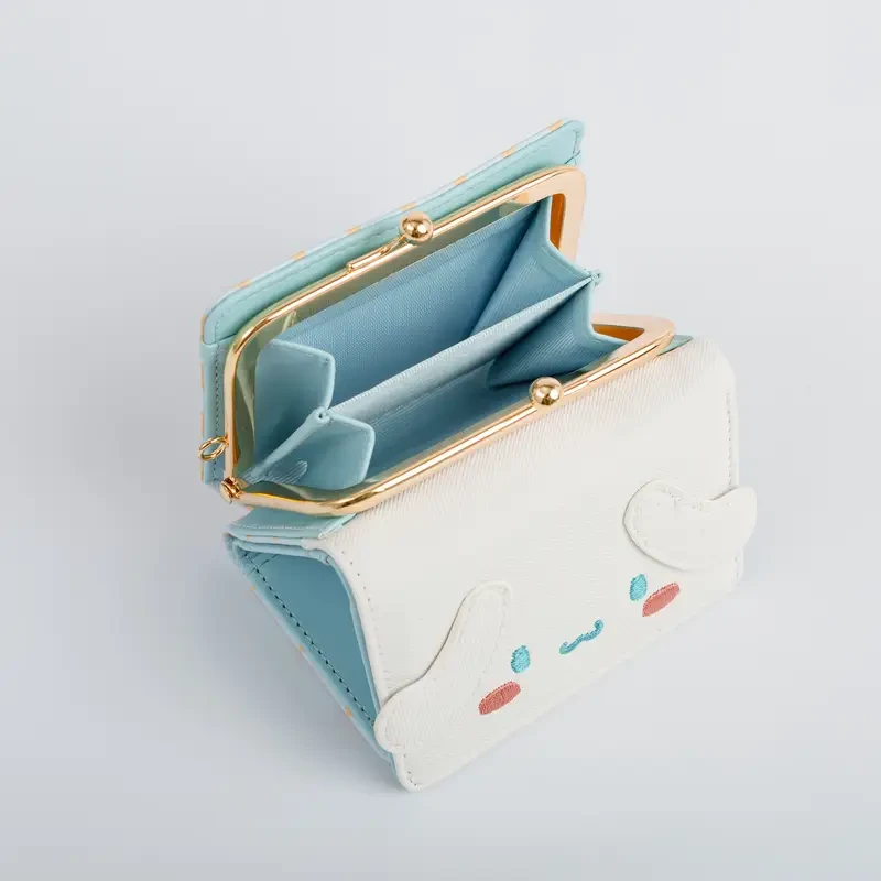 Sanrio for Cinnamoroll Coin Purse for Women – Cute Dumpling-Shaped Wallet with Zipper Closure