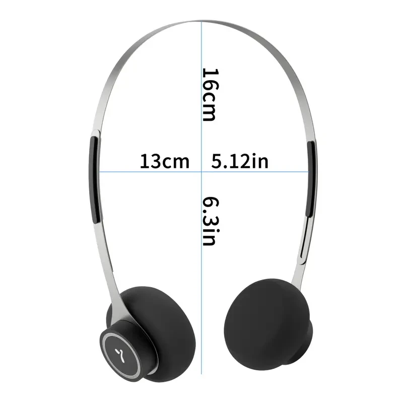 bosdd Retro Wireless Over-Ear Headphones – Lightweight Comfort, Clear Sound & Long Battery Life