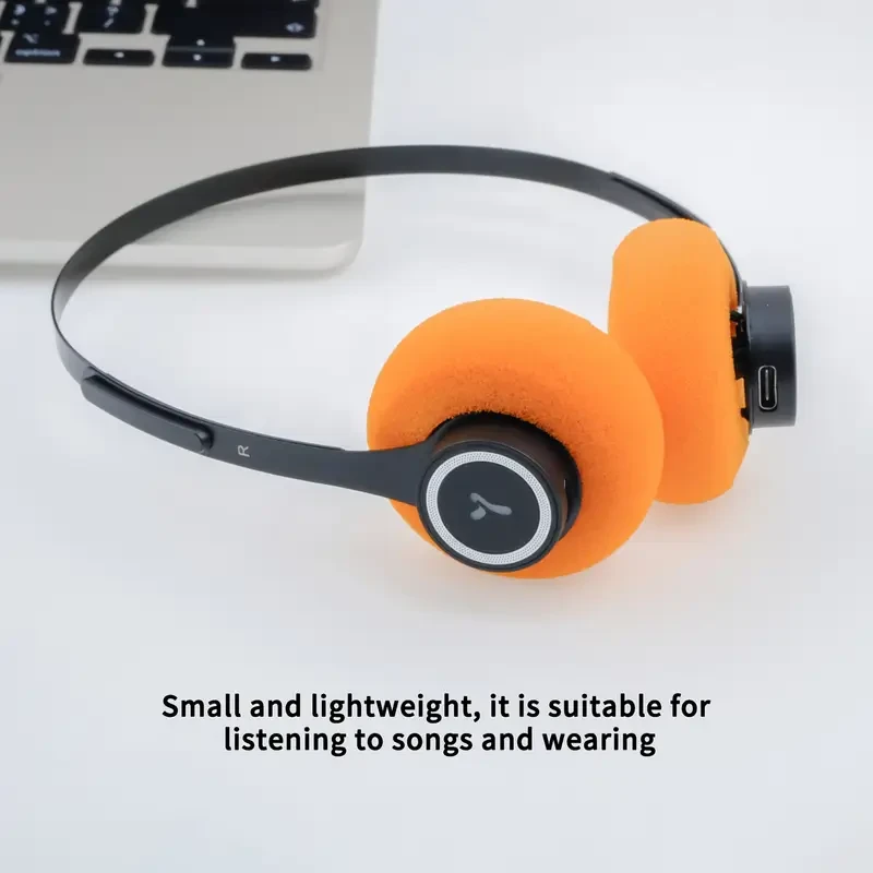 bosdd Retro Wireless Over-Ear Headphones – Lightweight Comfort, Clear Sound & Long Battery Life
