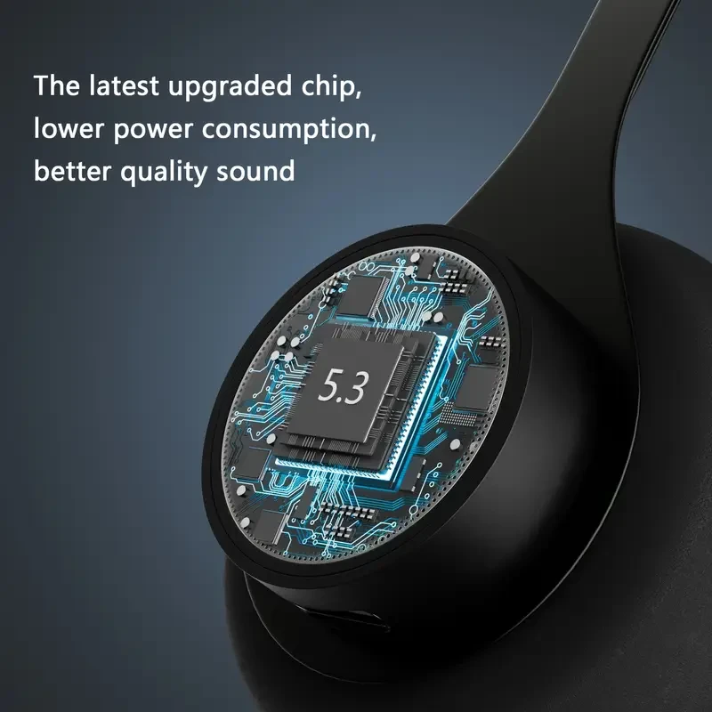 bosdd Retro Wireless Over-Ear Headphones – Lightweight Comfort, Clear Sound & Long Battery Life