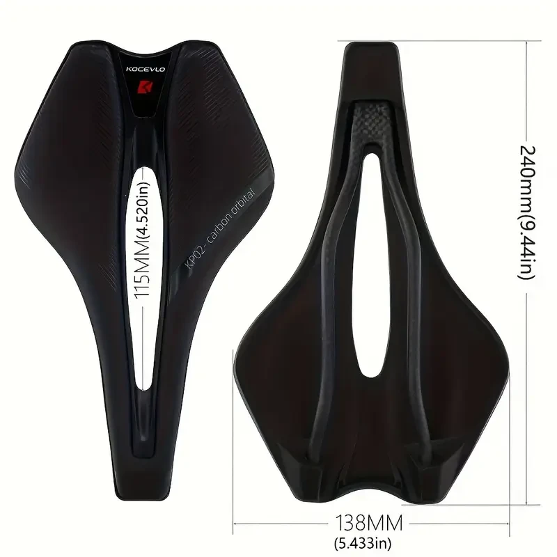 KOCEVLO Bicycle Saddle – Lightweight Carbon Comfort for Smooth, Stable Rides