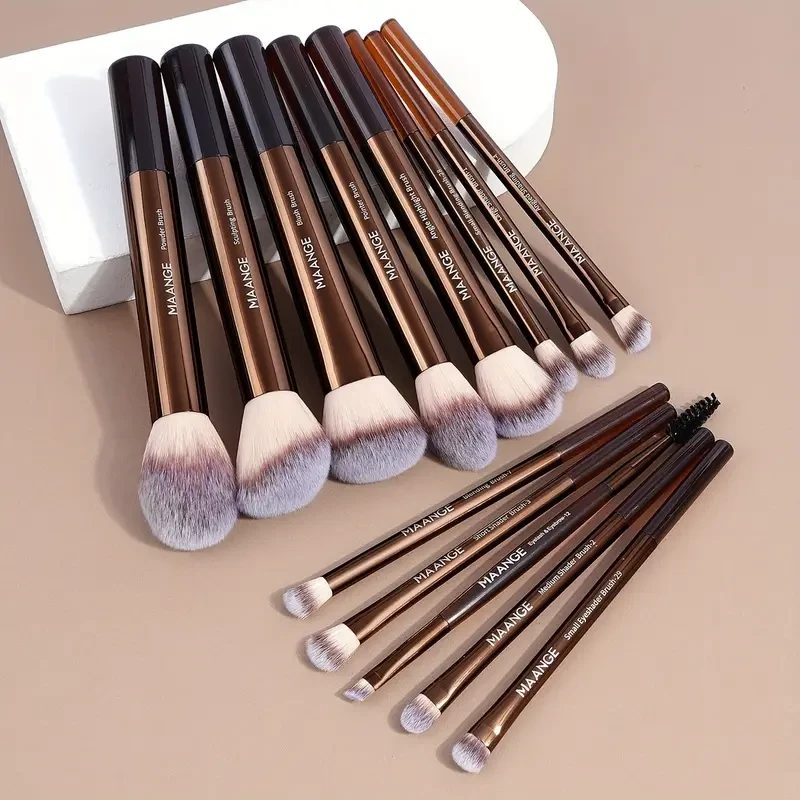 MAANGE 13pcs Makeup Brush Set – Soft, Stylish & Perfect for Every Look