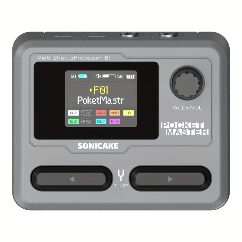 SONICAKE Pocket Master Guitar Multi-Effects – Compact Power, Realistic Sound & Endless Creativity