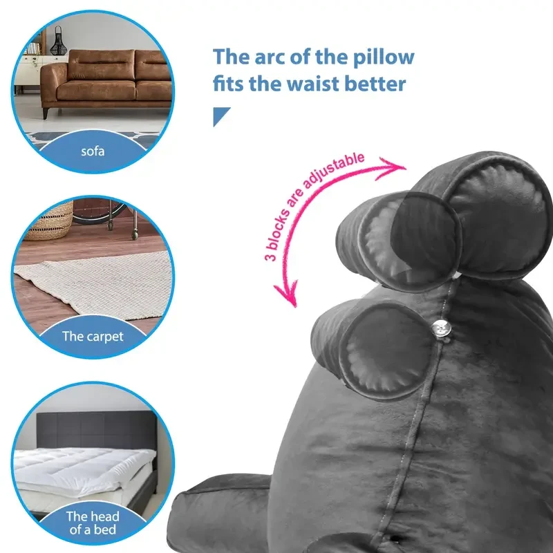 Luxdream Bed Reading Pillow Husband Cushion – Soft, Supportive & Stylish