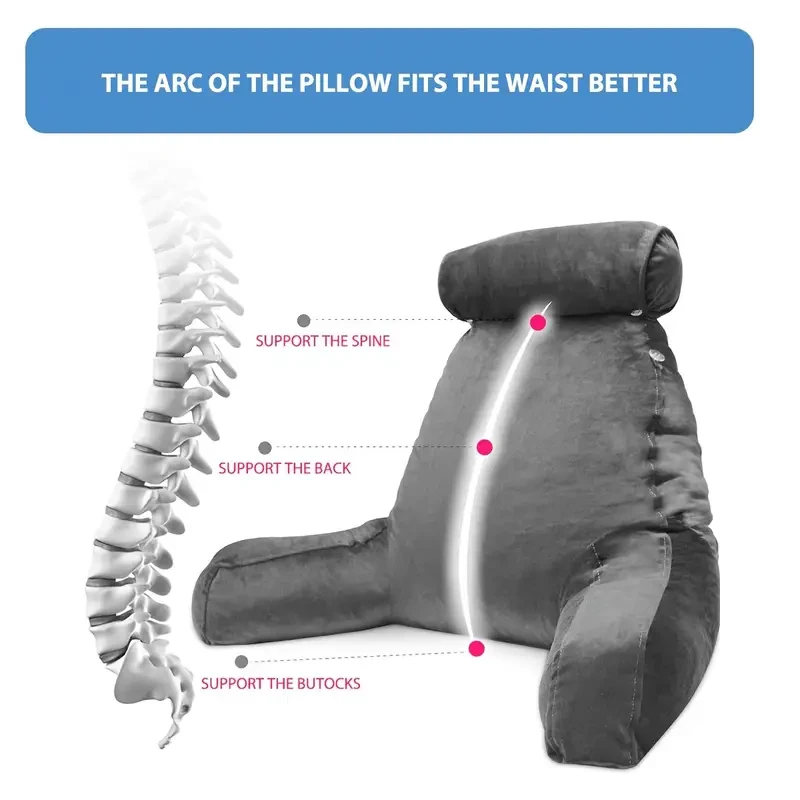 Luxdream Bed Reading Pillow Husband Cushion – Soft, Supportive & Stylish