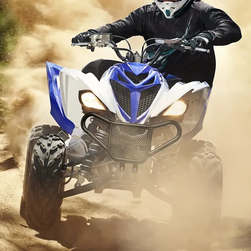 KEMITOUR Front Bumper with Handrail for Yamaha Raptor 700 / 700R – Strong, Stylish & Reliable