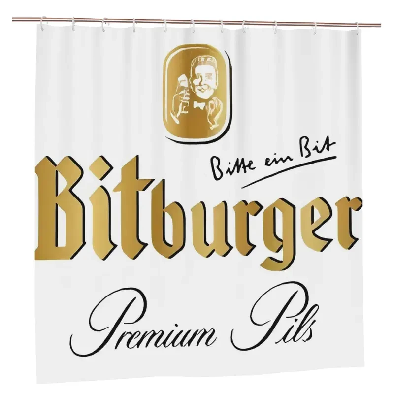 Bitburger Logo Licensed Shower Curtain – Stylish, Durable & Authentic