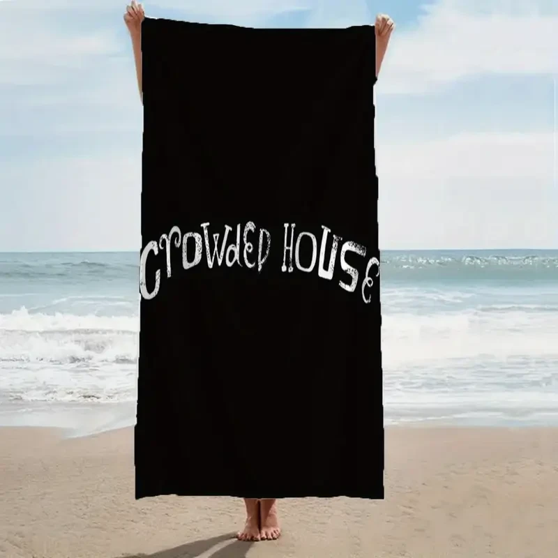 Crowded House Official Logo Beach Towel – Soft, Stylish & Fan-Favourite