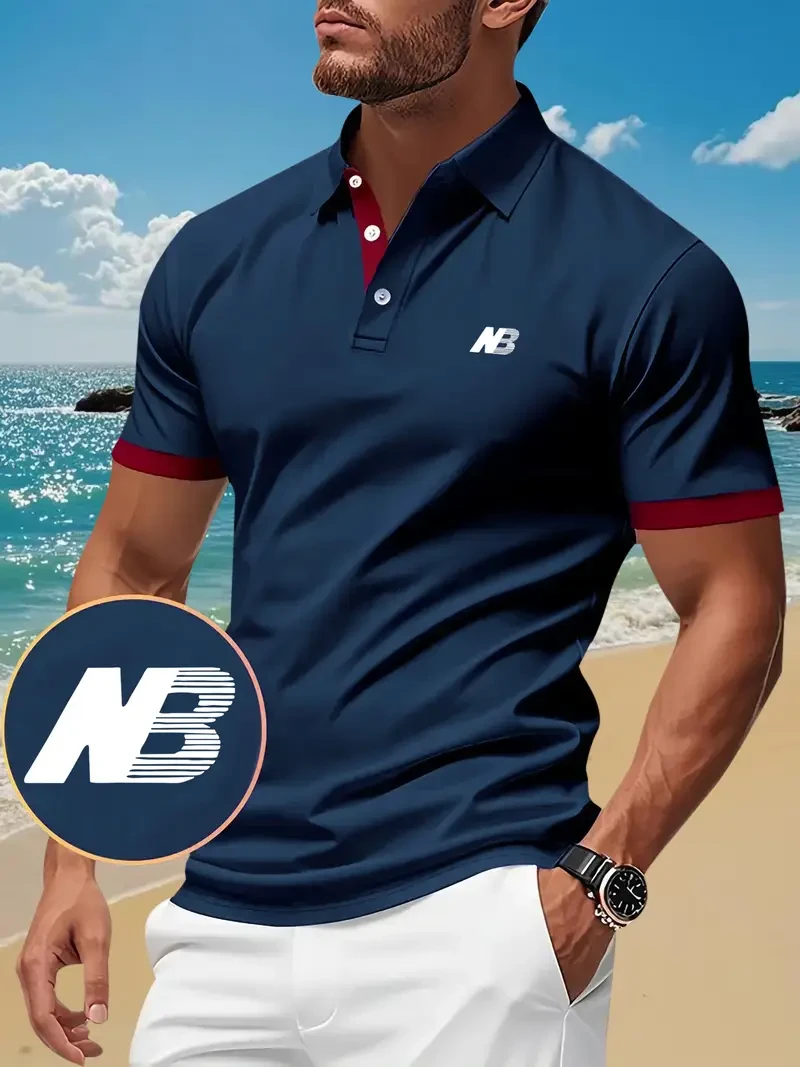 Men’s Summer Casual Short Sleeve Polo Shirt – Stylish, Cool & Comfortable