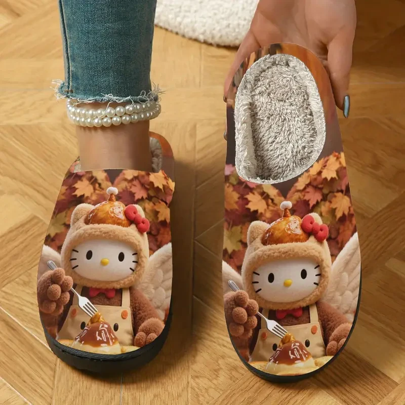 Kuromi Plush Slippers – Adorably Soft, Cozy & Non-Slip