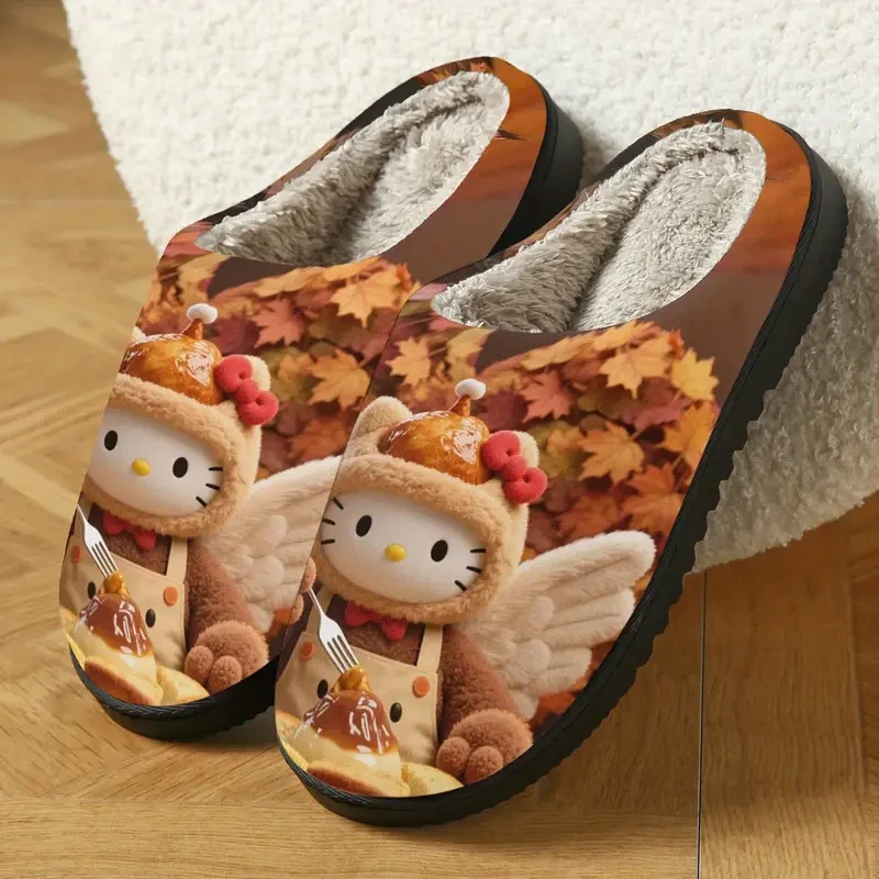 Kuromi Plush Slippers – Adorably Soft, Cozy & Non-Slip