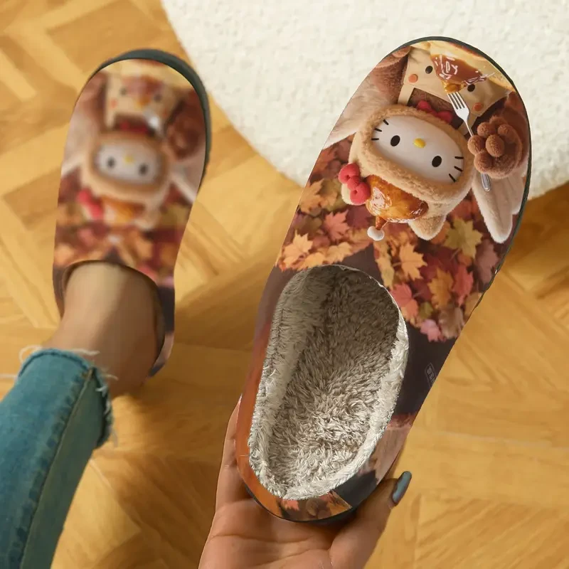 Kuromi Plush Slippers – Adorably Soft, Cozy & Non-Slip