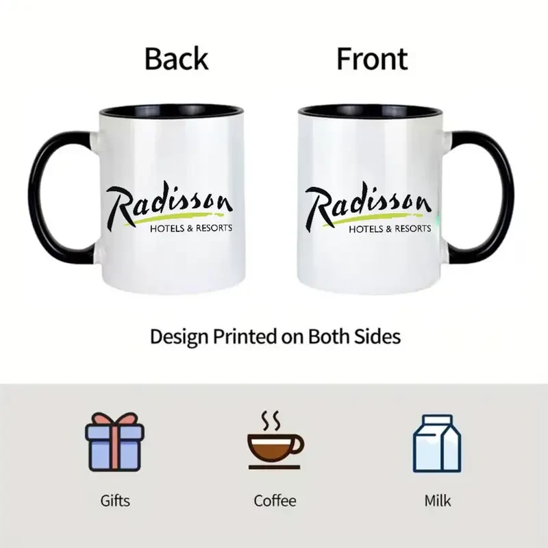 Radisson Hotels Logo Ceramic Coffee Mug – Elegant, Durable & Officially Branded