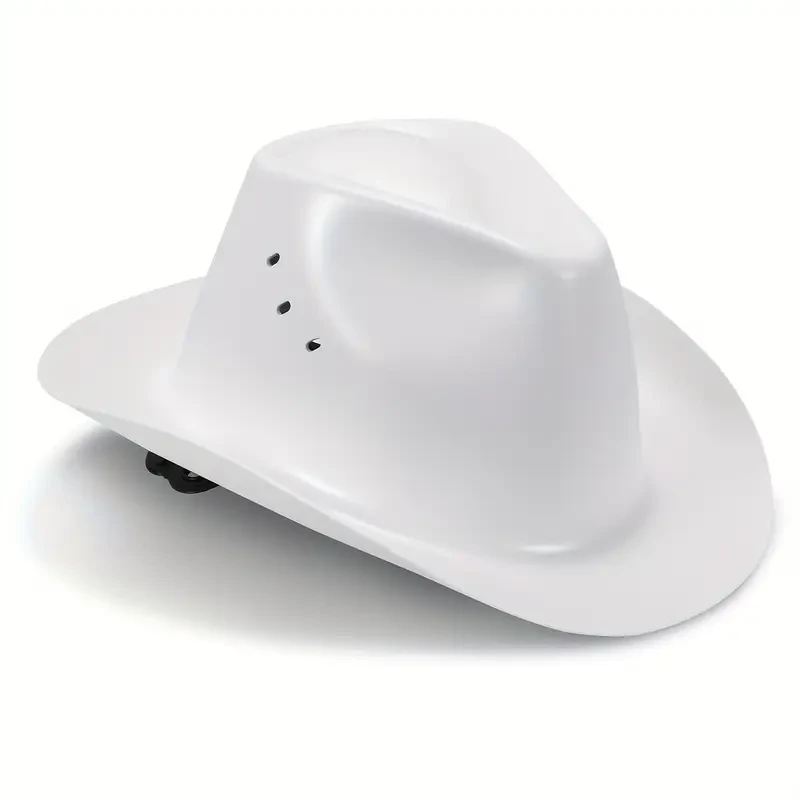 LOEBUCK Western-Style Hard Hat with Black Visor – Tough, Comfortable & Windproof