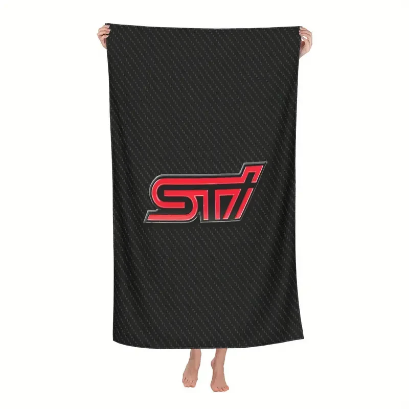 STI Racing Logo Beach Towel – Bold, Quick-Dry & Sport-Inspired