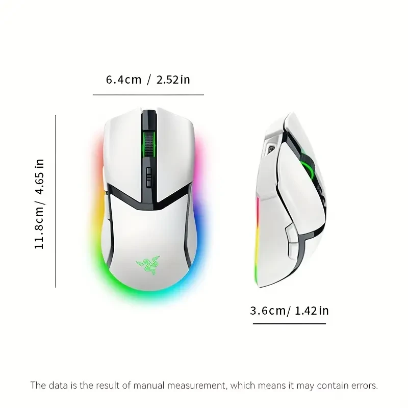 Razer Cobra Pro Wireless Gaming Mouse – LED Lights | Optical Sensor | USB Charging