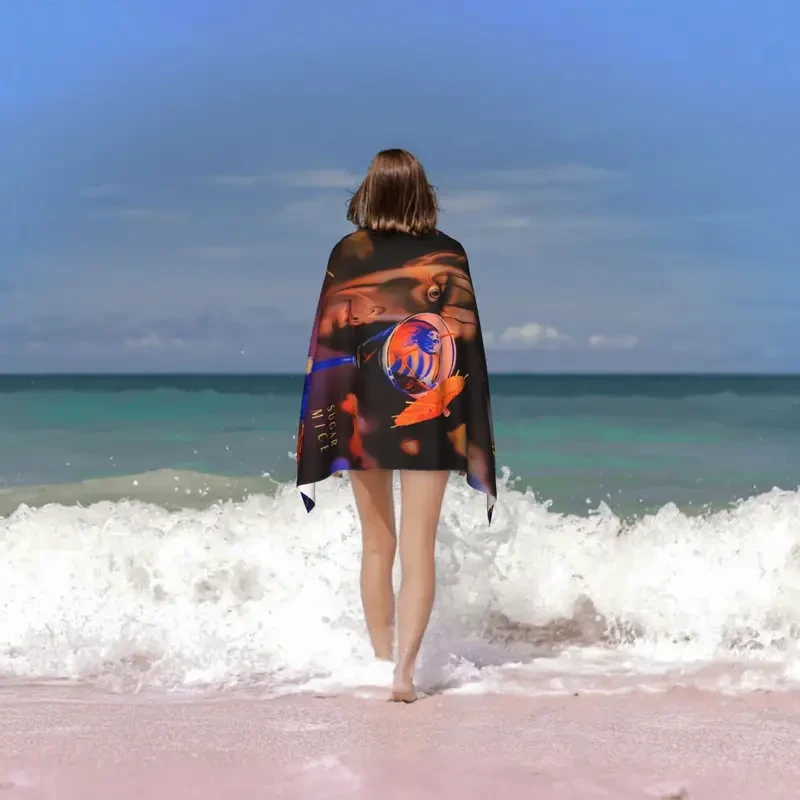 Marillion-Themed Microfiber Beach Towel – Soft, Quick-Dry & Official Fan Favorite Perfect for music lovers, beach days, and trave