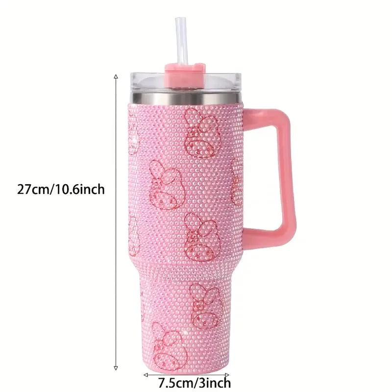 Sanrio Kuromi, Cinnamoroll & My Melody 40oz Stainless Steel Water Bottle – Cute, Durable & Insulated