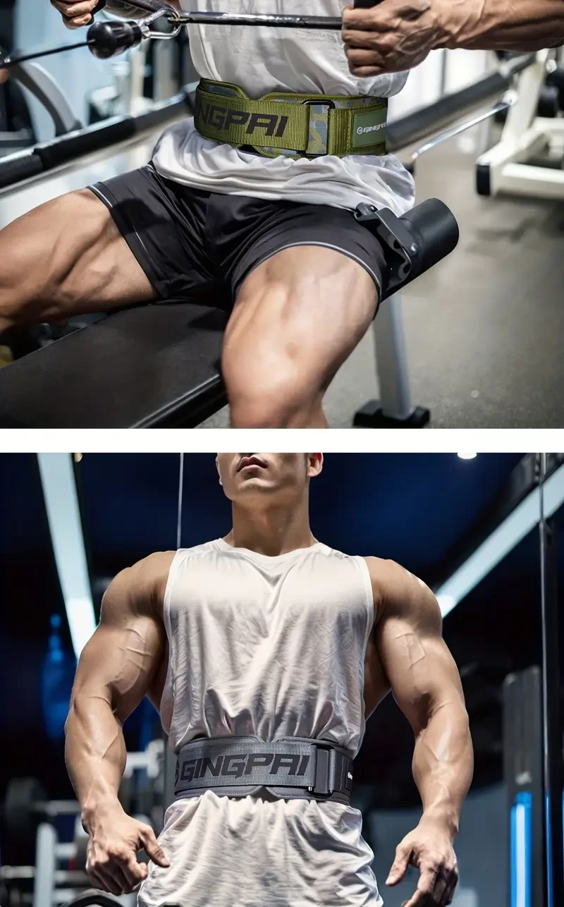 GINGPAI Professional Fitness Belt – Strong, Adjustable & Supportive