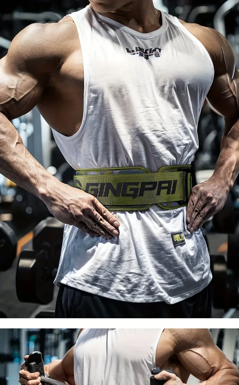 GINGPAI Professional Fitness Belt – Strong, Adjustable & Supportive