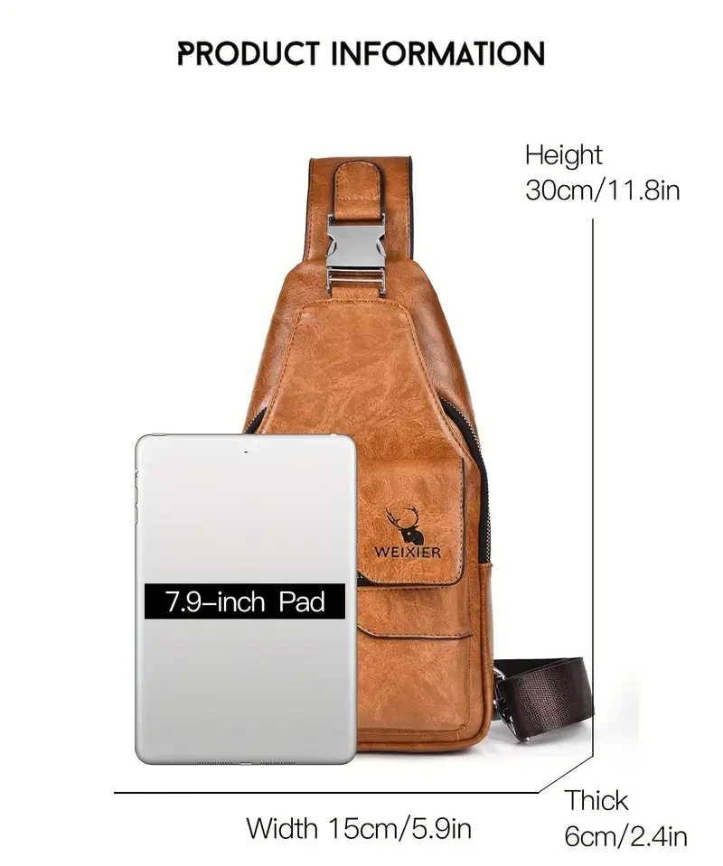 WEIXIER Women’s Crossbody, Chest, Handbag & Shoulder Bag Set – Trendy, Functional & Lightweight