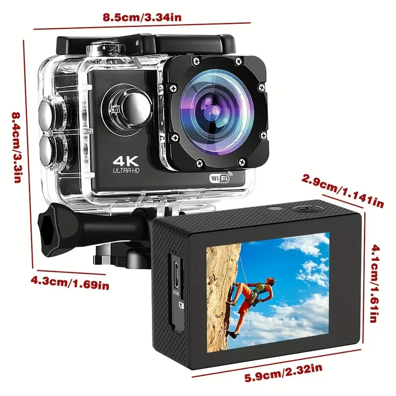 OURLIFE 4K HD Action Camera – Powerful, Compact & Adventure-Ready